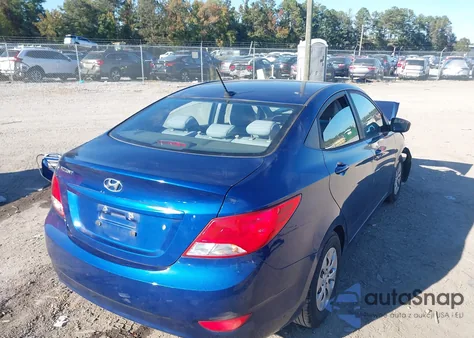 2017 Hyundai Accent Se из США, поврежденный, VIN KMHCT4AE4HU199740